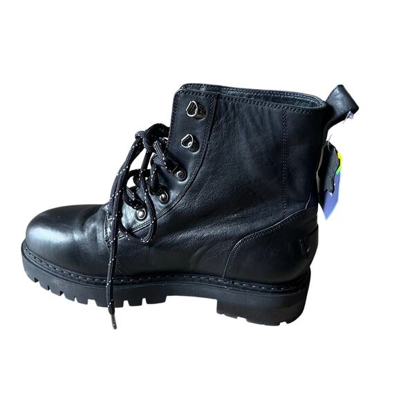 Anthony Veer Sophia Lace-up Leather Combat Boots Women's 10.5 Classic Casual - Picture 7 of 10